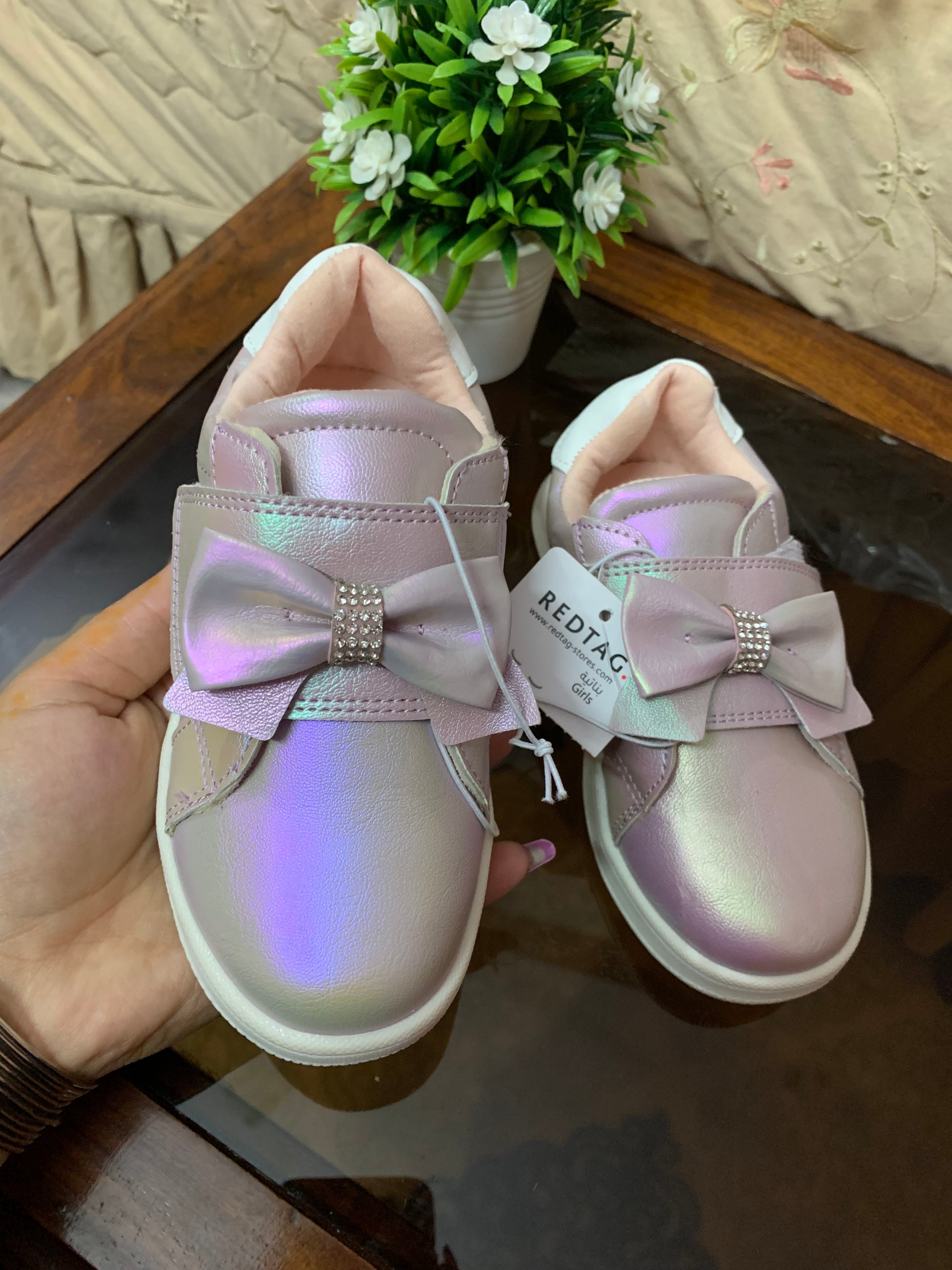 REDTAG SHINY BLUSH PINK GIRLS SHOES