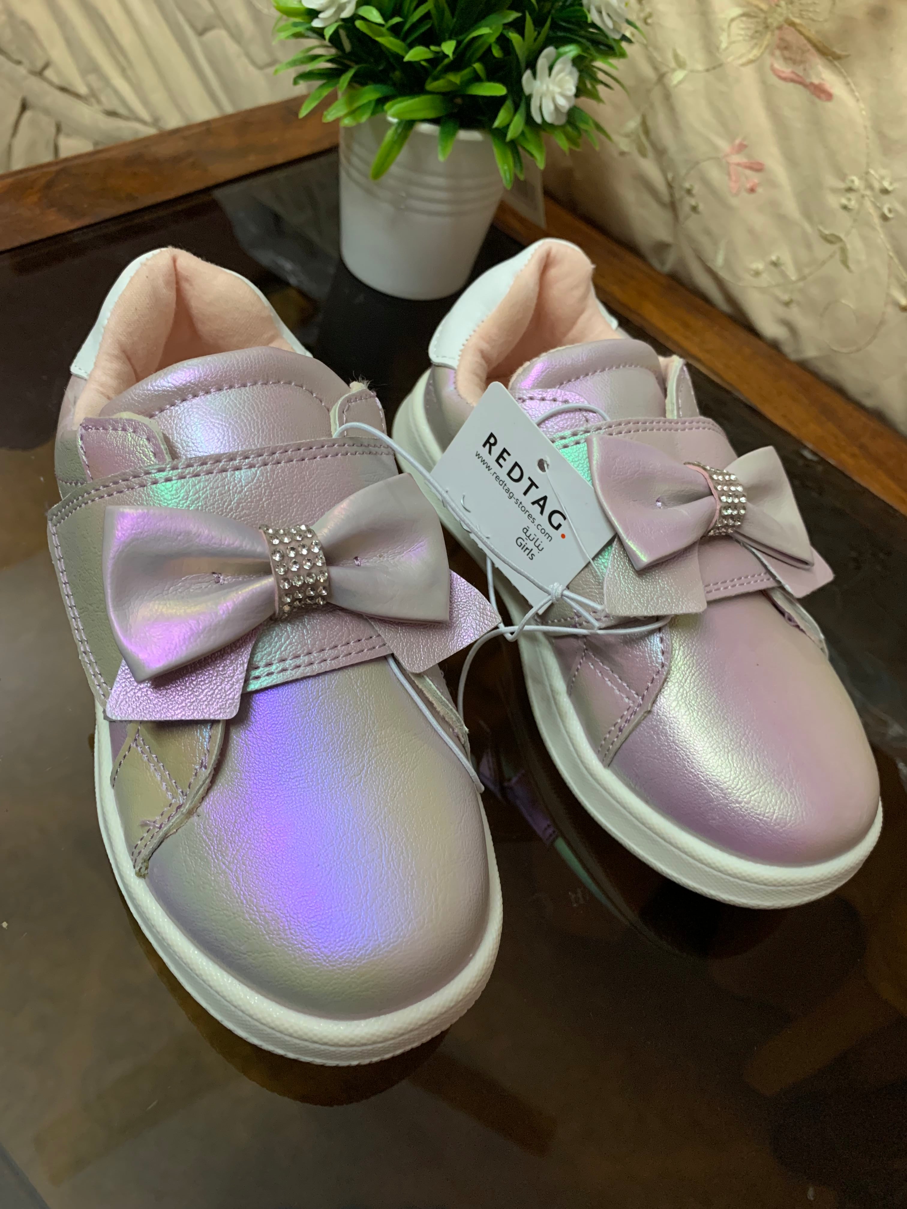 REDTAG SHINY BLUSH PINK GIRLS SHOES