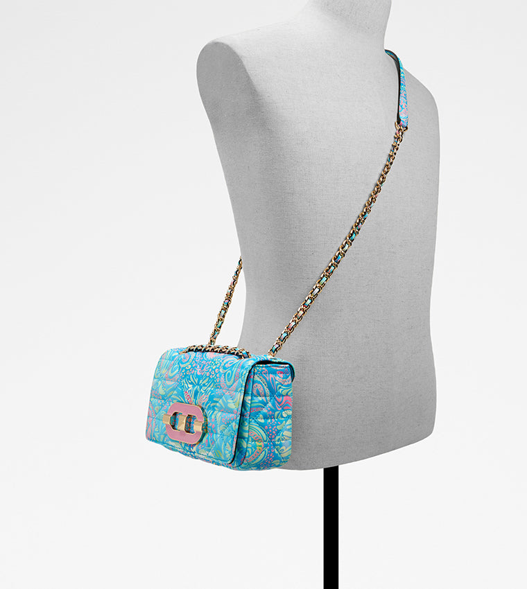 ALDO NANALEDAR PRINTED CROSSBODY BAG (BLUE)