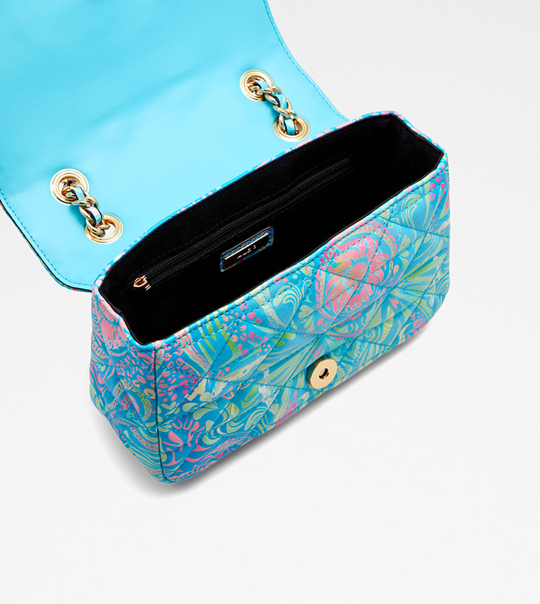 ALDO NANALEDAR PRINTED CROSSBODY BAG (BLUE)