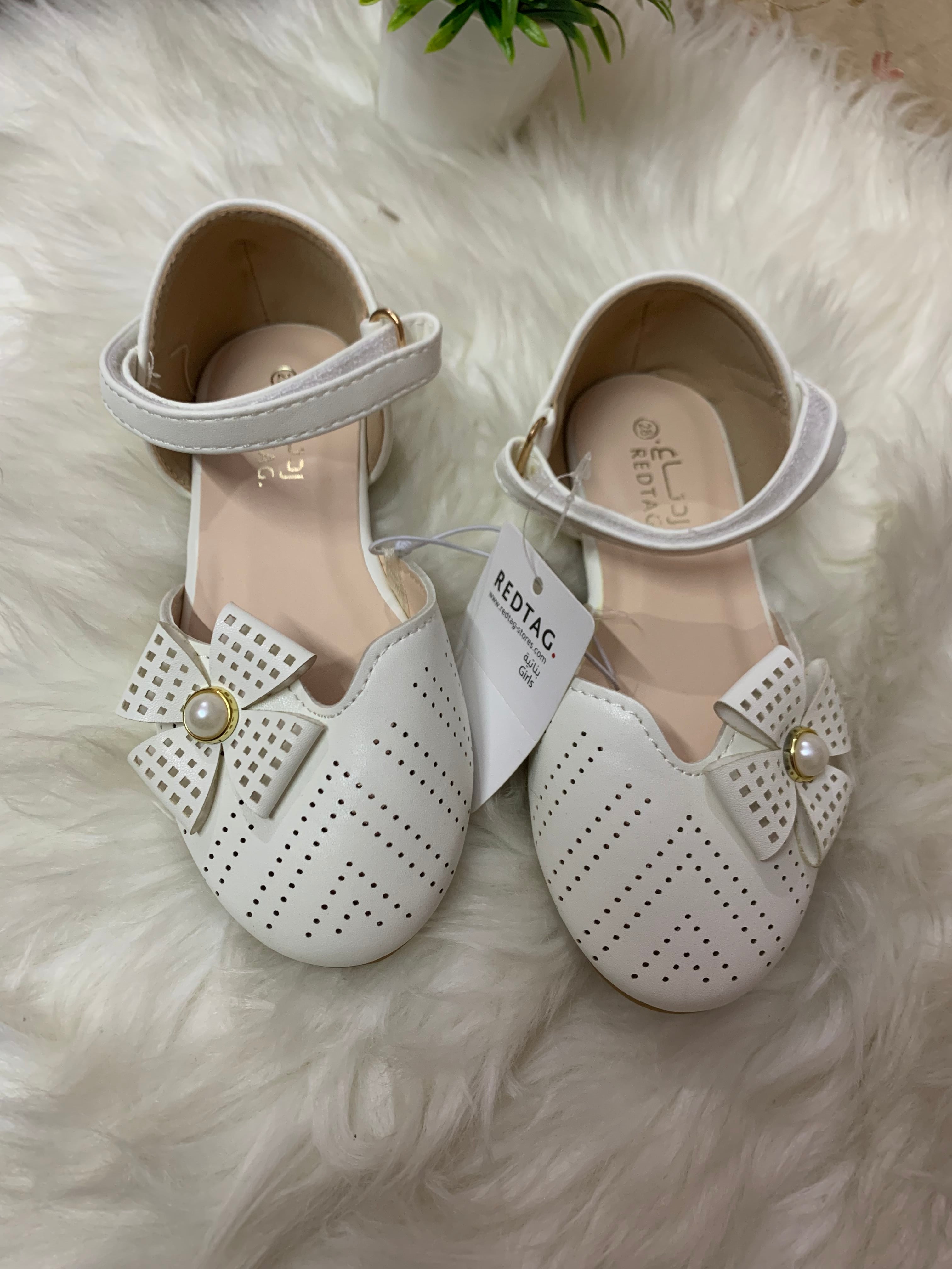 Redtag Kids’ Girls white cute shoes