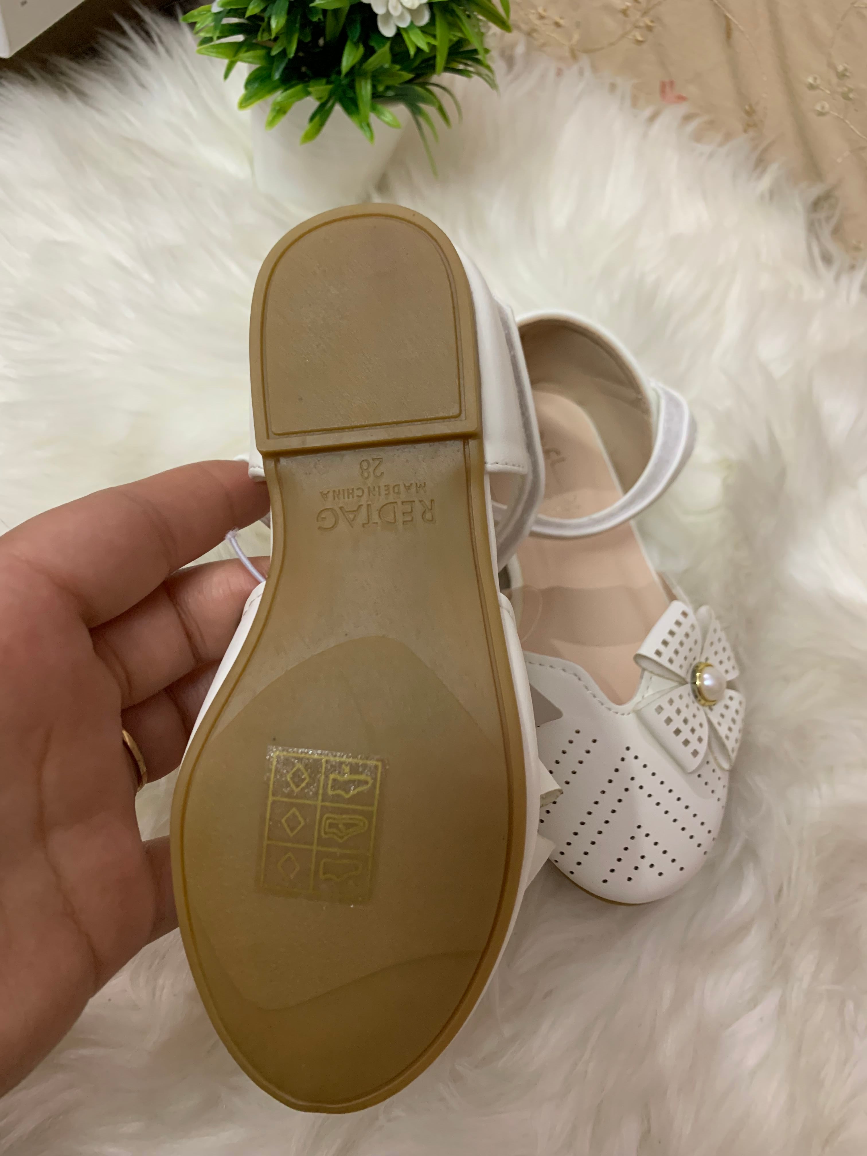 Redtag Kids’ Girls white cute shoes
