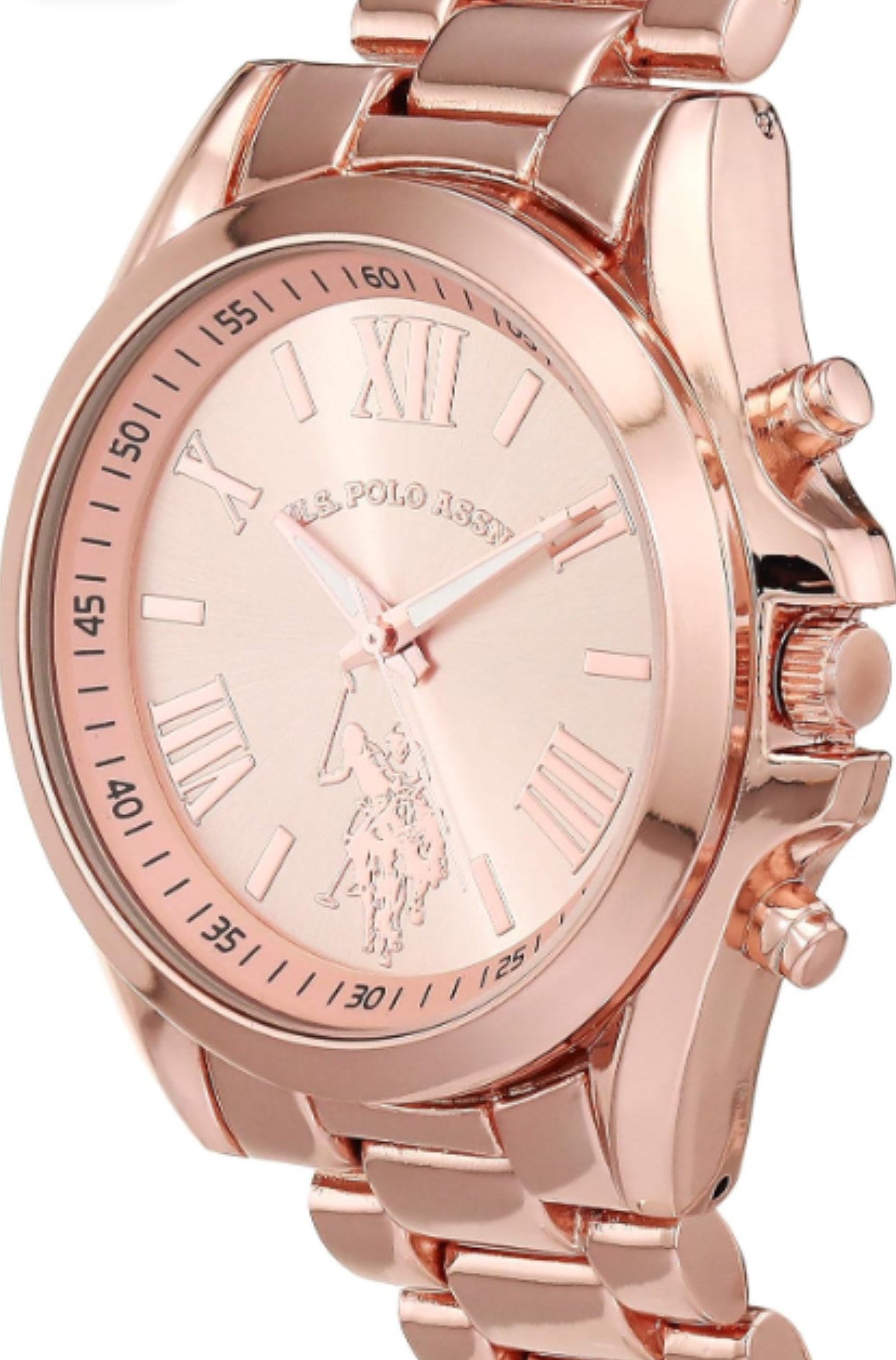 U.S. Polo Assn. Women's Quartz Watch with Alloy Strap