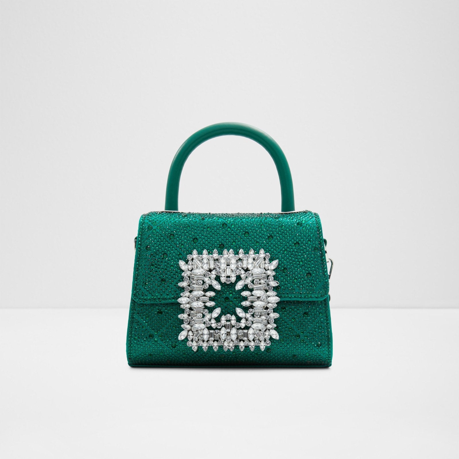 ALDO Lazurda embellished mini crossbody bag (Green)