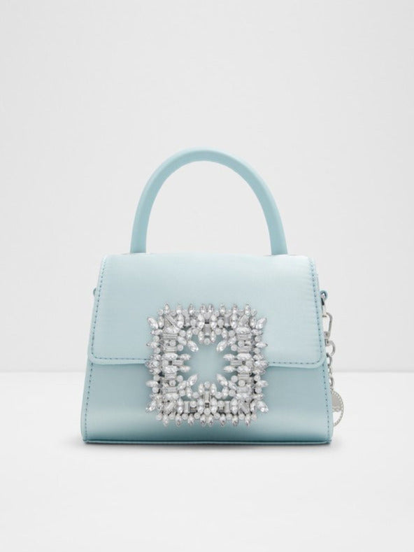 ALDO Lazurda embellished mini crossbody bag in mint