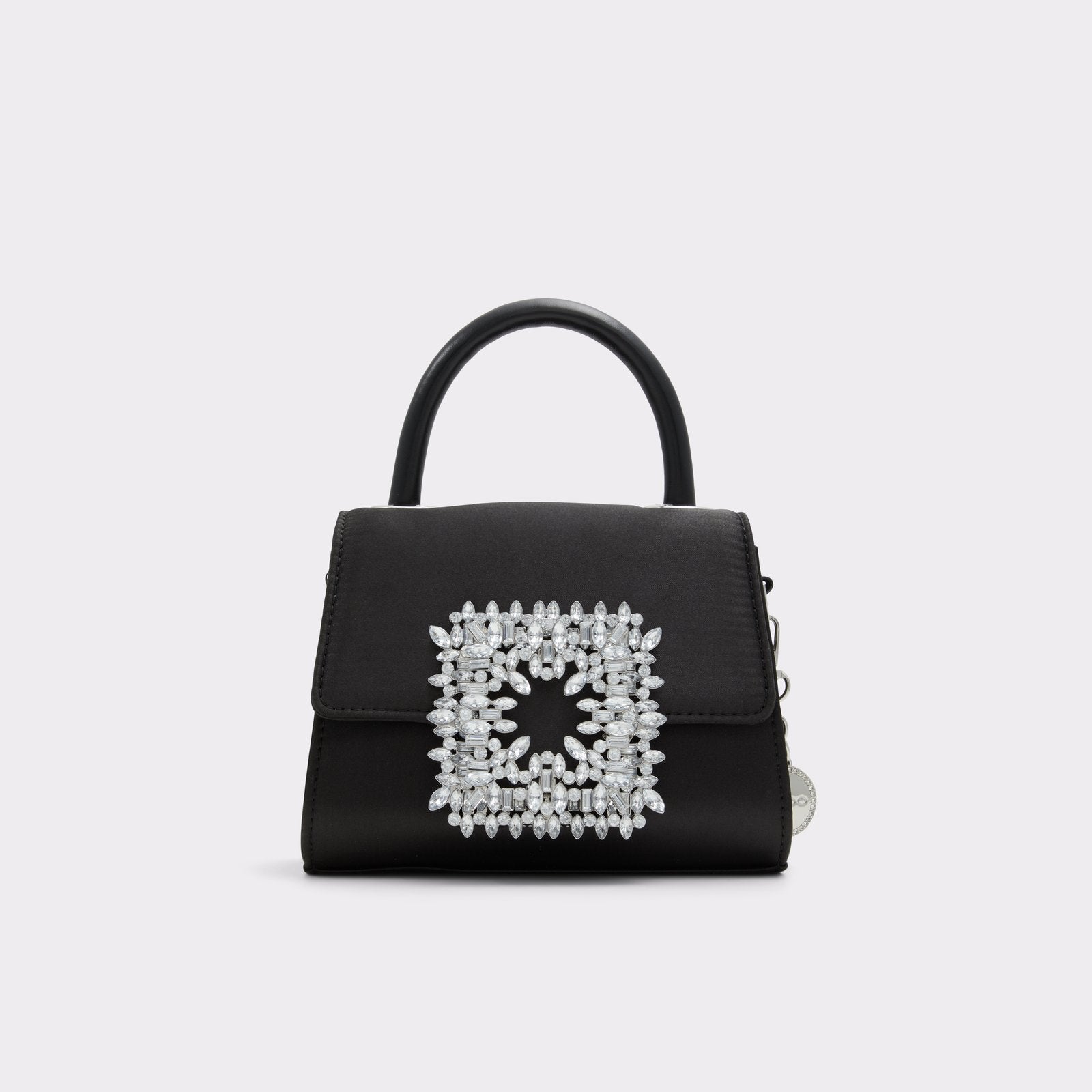 ALDO Lazurda embellished mini crossbody bag (black)