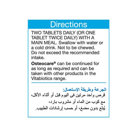 Vitabiotics Osteocare Calcium & Vitamin D 30 Tablets