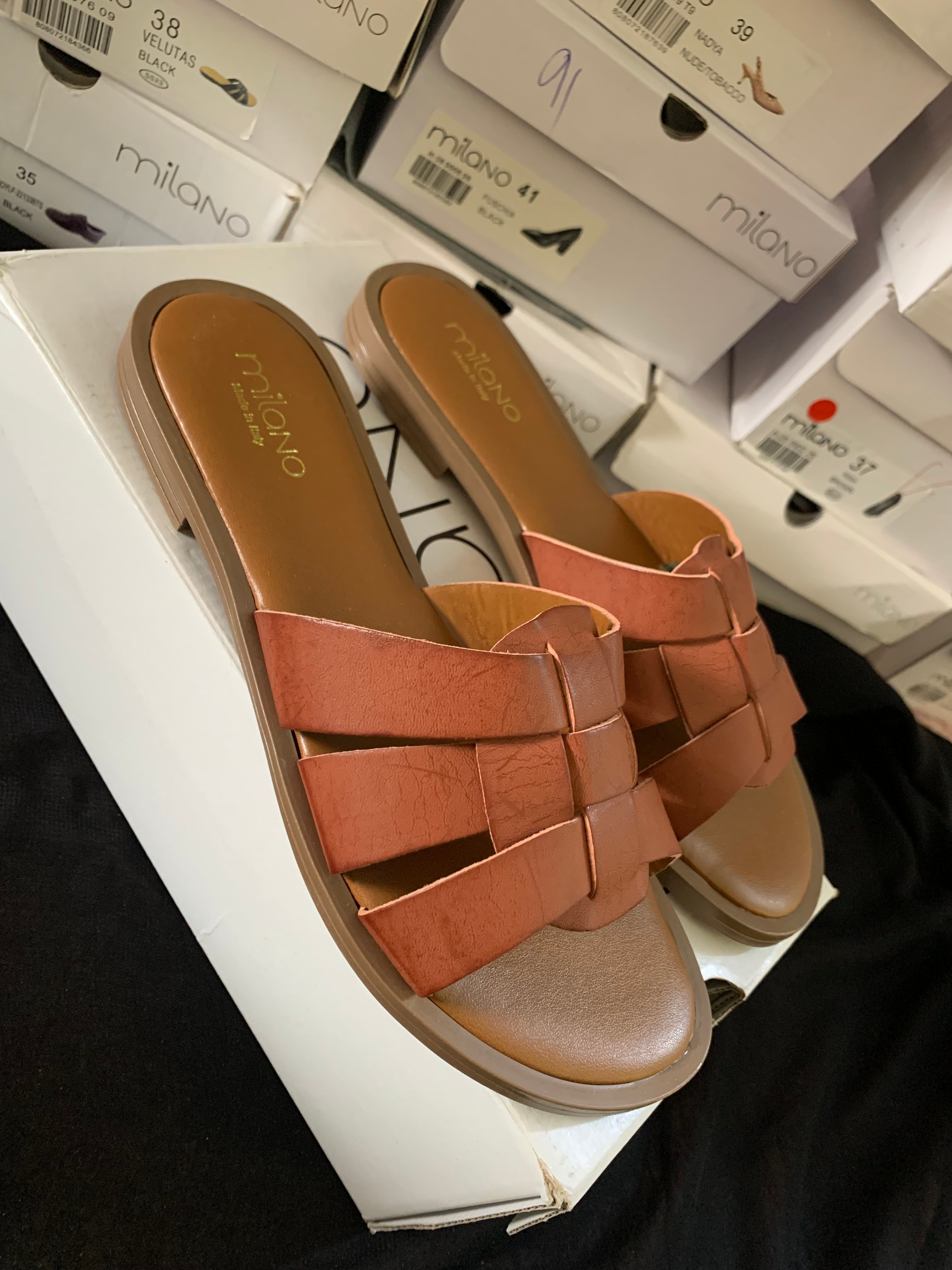 MILANO ISMERALDA BROWN FLATS