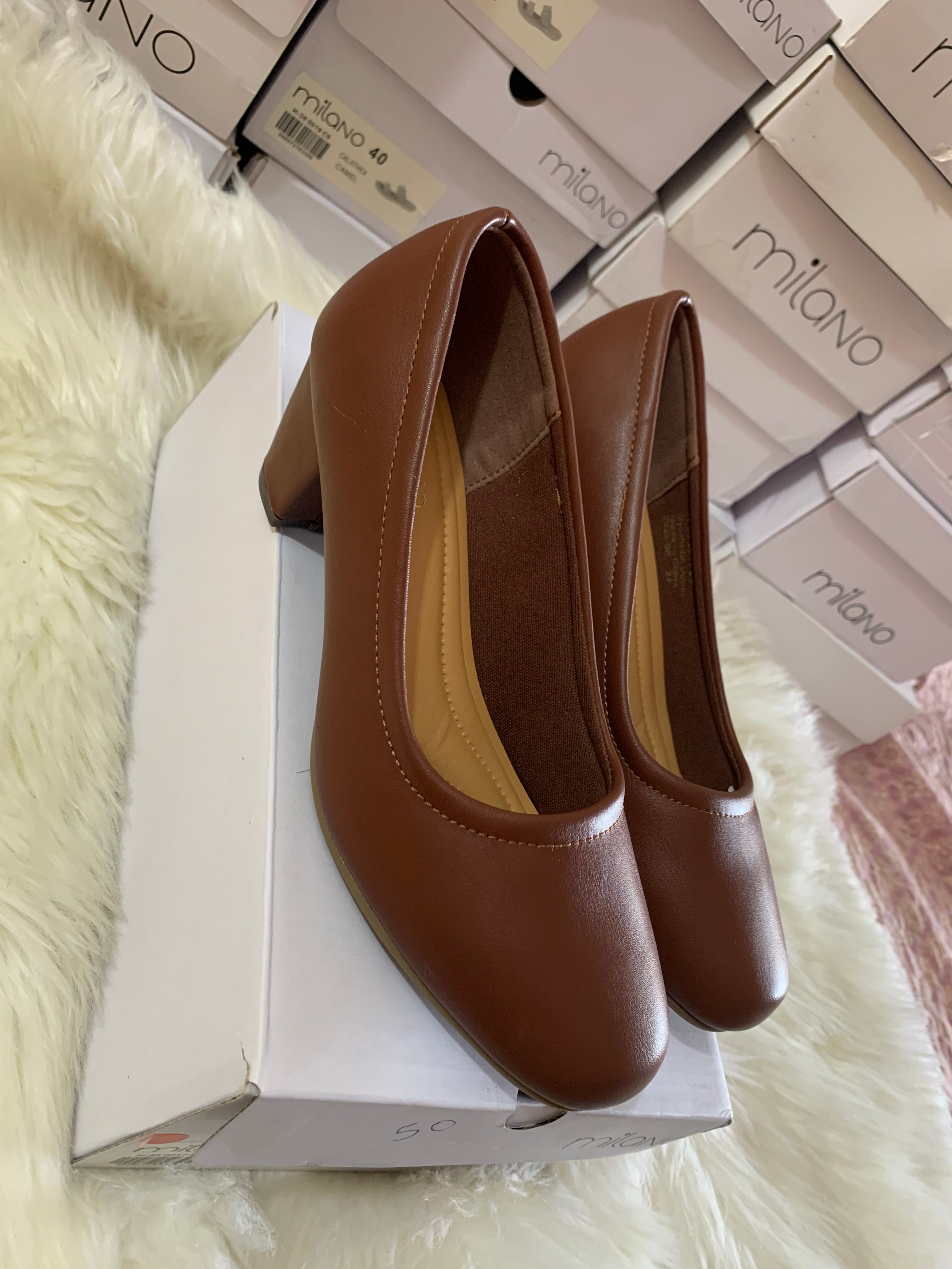 MILANO FITTONIA BROWN PUMPS HEELS