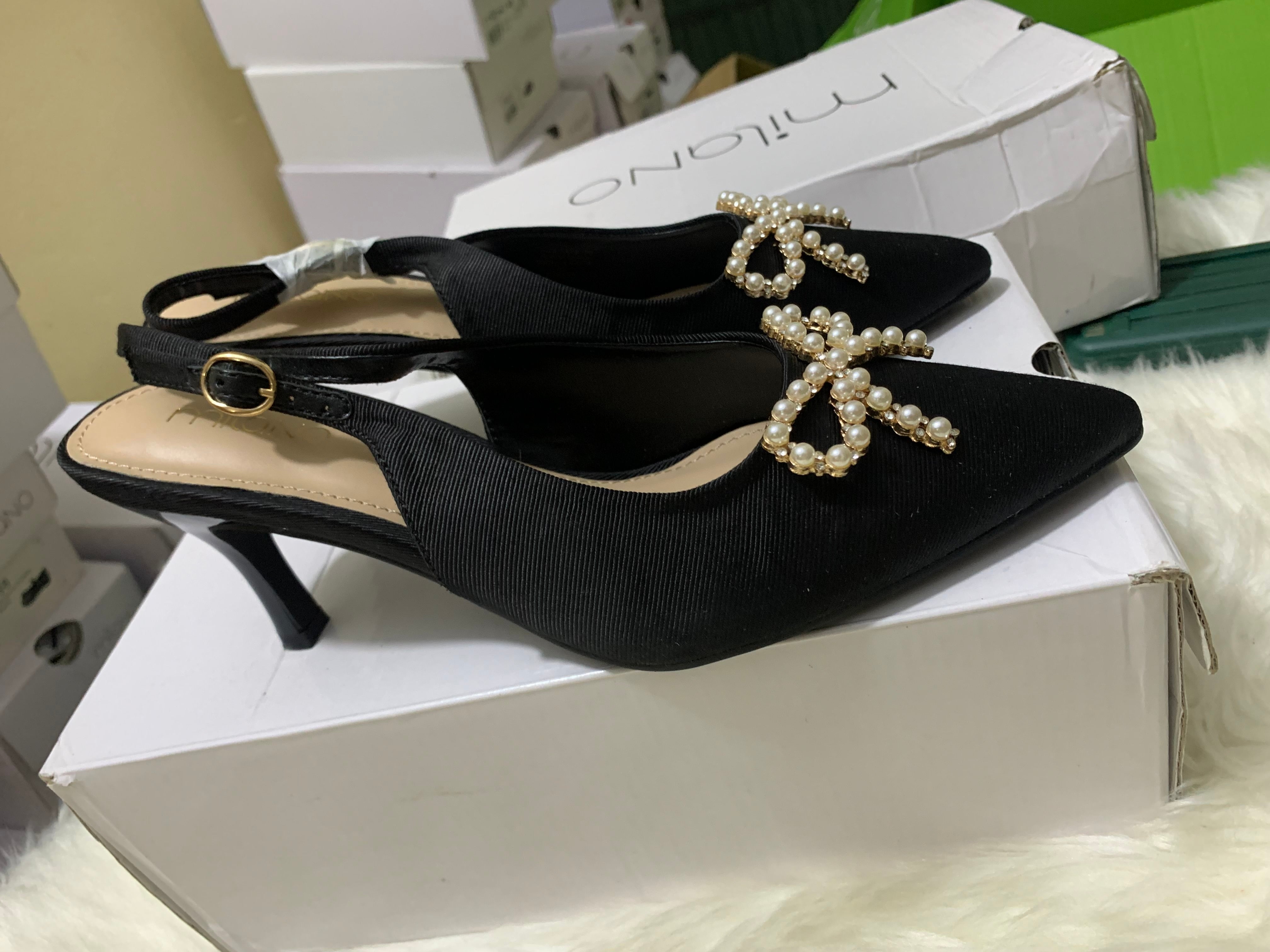 MILANO JIA BLACK PUMPS HEELS